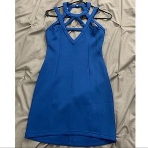 Tobi Blue Bodycon Mini Dress
